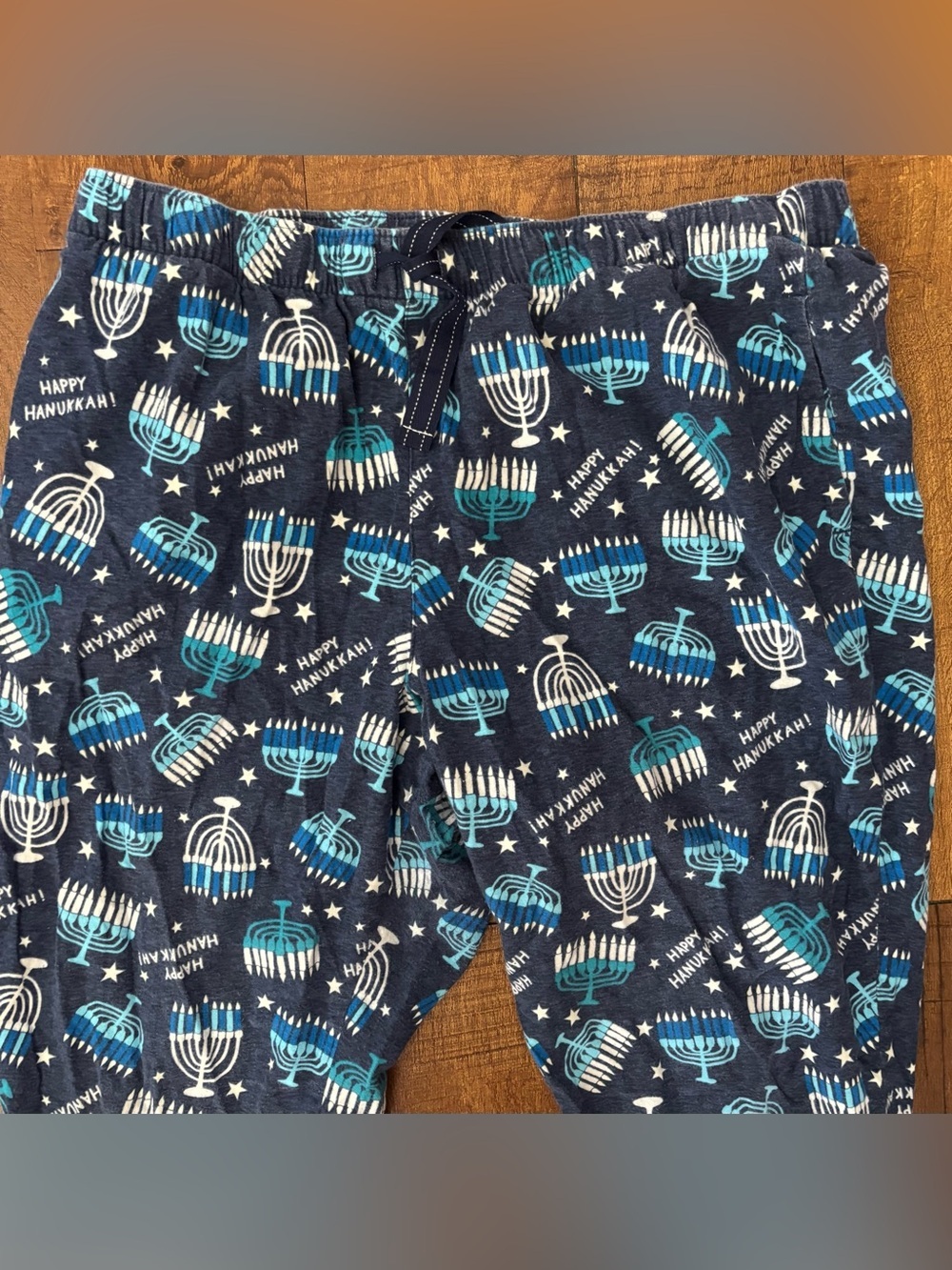 Old navy Hanukkah pajamas set woman NWT & GUC Sz large - Picture 9 of 12
